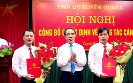 Tỉnh ủy Tuyên Quang công bố quyết định về công tác cán bộ