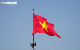 Lễ thượng cờ 'Thống nhất non sông' ở Đôi bờ Hiền Lương - Bến Hải