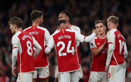 Bảng xếp hạng Ngoại hạng Anh mới nhất: Arsenal dẫn đầu, Man City đuổi gắt gao