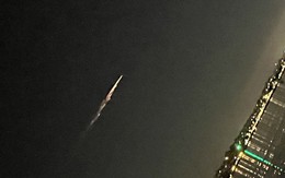 Phỏng đoán xác tàu vũ trụ Trung Quốc tạo ra quả cầu lửa ngoạn mục