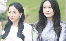 Mẹ bầu Doãn Hải My đọ sắc cùng ái nữ nhà đại gia Minh Nhựa ở đám cưới Quang Hải: Gấp đôi visual là đây