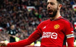 Bruno Fernandes, Mainoo lập siêu phẩm, Man Utd chia điểm với Liverpool