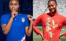 Xúc động hình ảnh nữ cầu thủ gốc Việt đầu tiên chơi ở đội tuyển Mỹ diện áo dài thướt tha