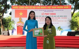 Hoa hậu Nguyễn Thanh Hà: Trồng cây xanh, tặng 200 cây kiểng