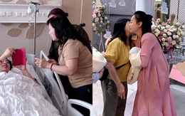 Mẹ chồng Phương Oanh được khen "quý con dâu lắm" khi săn sóc mẹ bỉm từ lúc ra khỏi phòng sinh đến khi về nhà