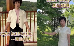 Bà dì Trung Quốc bỗng nổi tiếng nhờ clip hát tiếng Anh, từ Taylor Swift đến Ava Max đều cân tất, dân mạng: "Phát âm hơi quê nhưng nghe cuốn"