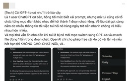 Người dùng Việt kêu trời vì bản cập nhật ChatGPT-4o, gọi đây như là “một trò lừa”