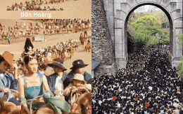 Nghẹt thở cảnh du lịch dịp nghỉ lễ ở Trung Quốc: Cả sa mạc cũng "tắc đường"