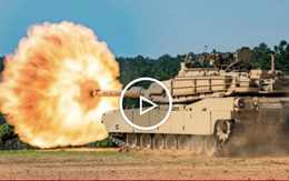 Khoảnh khắc pháo binh Nga phá hủy xe tăng M1 Abrams