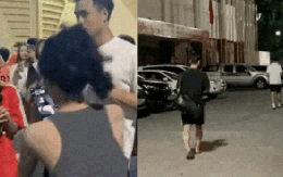 Tóm dính dàn trai đẹp Văn Thanh, Bùi Hoàng Việt Anh được gái xinh "thả thính" ngoài phố, lái xe sang ra về sau trận đấu