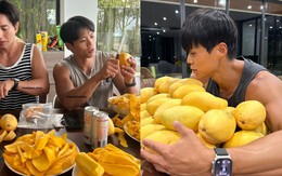 Park Hae Jin cùng hội bạn "xử" hết 20kg xoài Việt Nam trong 2 ngày tới Nha Trang khiến các fan bật cười thích thú