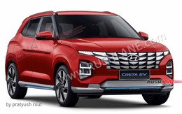 Hyundai Creta bản điện chốt lịch ra mắt: Mạnh hơn bản xăng, cần số như Mercedes, dễ thành hàng ‘hot’ nếu về Việt Nam
