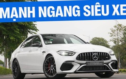 Mercedes-AMG C 63 S E Performance giá 4,9 tỷ đồng đầu tiên về Việt Nam: Mạnh ngang siêu xe, nhiều 'đồ chơi' khủng cho tín đồ tốc độ