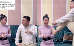 Cảnh Hằng Du Mục bị chồng dùng chân đạp mạnh 2 năm trước bất ngờ viral