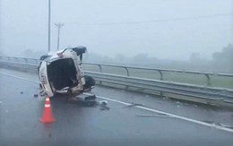 Ô tô con tự gây tai nạn trên cao tốc Hải Phòng-Móng Cái, hai người thương vong