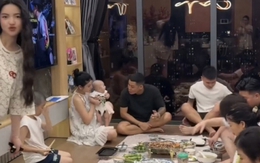 Quang Hải và Chu Thanh Huyền mở tiệc trước ngày sinh em bé, lộ luôn mối quan hệ thông gia hai gia đình