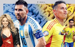 Độc lạ Copa America: Trận chung kết Argentina vs Colombia nghỉ giữa hiệp gần 30 phút