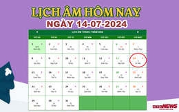 Lịch âm 14/7 - Âm lịch hôm nay 14/7 chính xác nhất - lịch vạn niên 14/7/2024