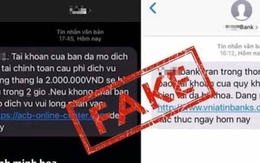 Bộ Công an cảnh báo "độc chiêu" hack tài khoản ngân hàng qua tin nhắn, ai cũng phải cảnh giác