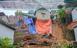 Bão số 2 đổ bộ Quảng Ninh: Hàng loạt cây xanh bị quật đổ, nhà dân sạt lở, ngập lụt