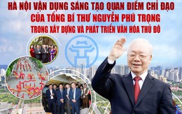 Hà Nội vận dụng sáng tạo quan điểm chỉ đạo của Tổng Bí thư Nguyễn Phú Trọng trong xây dựng và phát triển văn hóa Thủ đô