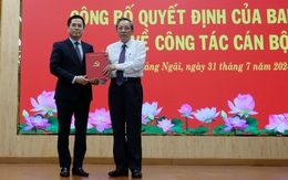 Thứ trưởng Bộ Khoa học và Công nghệ làm Phó Bí thư Tỉnh uỷ Quảng Ngãi