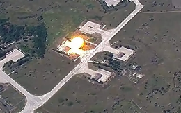 Video khoảnh khắc Iskander-M giội hỏa lực vào sân bay Dolgintsevo