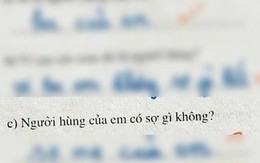 Được hỏi "người hùng có sợ gì không", học sinh tiểu học trả lời 4 từ khiến ai nấy cười sặc sụa