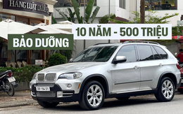 Sử dụng BMW X5 máy V8 4.8L suốt 10 năm, chủ xe chia sẻ: Chỉ tốn 500 triệu bảo dưỡng sửa chữa, đi xe 'chấm lớn' đừng lăn tăn tiền xăng