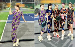 Quỳnh Nga diện đồ bộ đi đánh pickleball, hỏi netizen như vậy có ổn không?