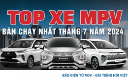 Doanh số MPV tháng 7/2024: Mitsubishi Xpander vẫn bỏ xa các đối thủ