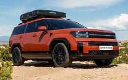 Hyundai Santa Fe công bố bản vừa sạc điện, vừa đổ xăng được, chạy 900km/sạc