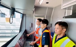 Lái tàu người Việt chạy thử nghiệm toàn tuyến metro số 1 TPHCM