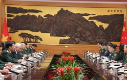 Đại tướng Phan Văn Giang hội kiến Phó Chủ tịch Quân ủy Trung ương Trung Quốc