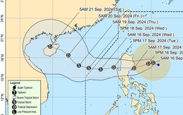 Thêm một áp thấp gần Philippines, có thể thành bão vào biển Đông