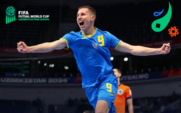 Đội tuyển futsal Ukraine vào tứ kết sau chiến thắng trước Hà Lan