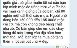 Xôn xao tin nhắn cô giáo nhờ phụ huynh mua giúp quần áo, cộng đồng mạng chia làm 2 phe tranh cãi nảy lửa