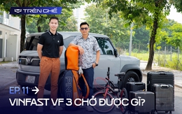 [Trên Ghế 11] Nhồi bộ golf, 4 vali, xe đạp gấp và nhiều người lớn vào VinFast VF 3 và kết quả…