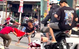 [CLIP] Tài xế xe ôm công nghệ bị đánh tới tấp sau va chạm nhẹ trên đường