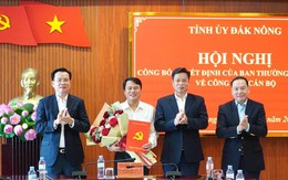 Công bố quyết định của Ban Thường vụ Tỉnh ủy Đắk Nông về công tác cán bộ
