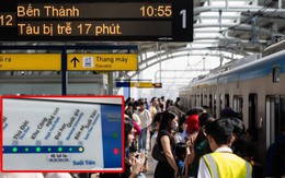 Phát hiện dòng ghi chú đặc biệt trên tuyến Metro Bến Thành - Suối Tiên, ai tinh ý là nhận ra ngay!