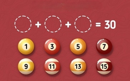 Bài toán tiểu học 'cộng 3 số lẻ để bằng 30', nhiều người chịu thua