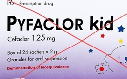 Thu hồi khẩn lô thuốc kháng sinh điều trị viêm tai, viêm phổi