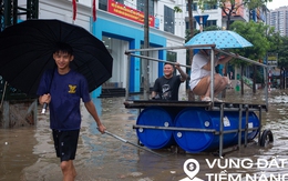 Thay bạn xem nhà ngày mưa bão: Geleximco hoá làng chài, Vinhomes Smart City vẫn thông thoáng