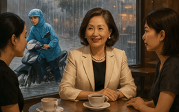 Ngồi quán cafe thấy con dâu bì bõm lội nước, mẹ chồng làm một việc khiến nàng dâu rơi nước mắt