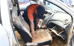 Xe ngâm lũ 3 ngày đặc kín bùn đất, nằm la liệt ở Thái Nguyên: Cứu hộ căng mình giải cứu