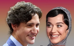 Bức ảnh Katy Perry hôn cựu Thủ tướng Canada gây sốt toàn cầu