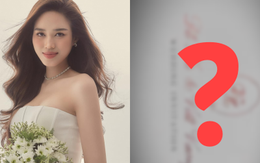Hoa hậu Đỗ Hà kết hôn với thiếu gia, thiệp cưới đã được hé lộ