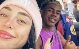 Lamine Yamal "sĩ nhất sân", được nữ rapper đón về sau buổi tập của Barcelona