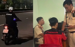 Thanh niên 'bốc đầu' xe khoe TikTok bị phạt tiền và tịch thu phương tiện
